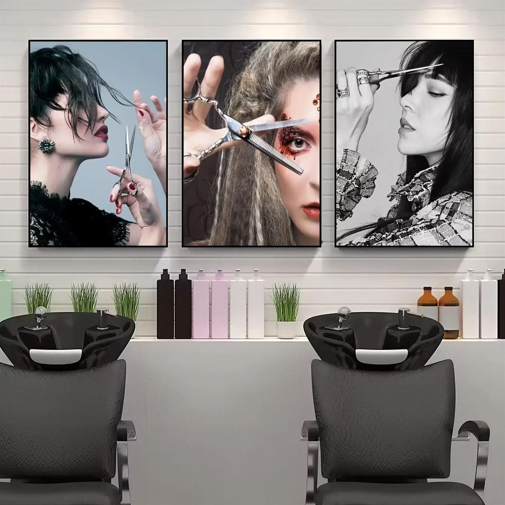 Interior Design Hd - Modern Hair Salon HD Wall Art