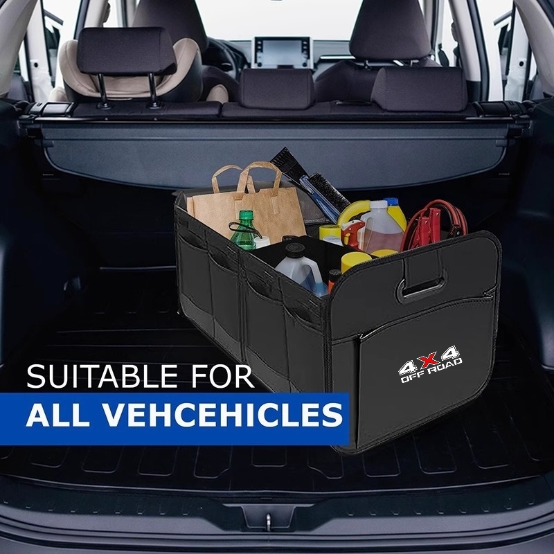 Interior Design Zoning - 4X4 OffRoadCar trunk polyester storage box，Foldable