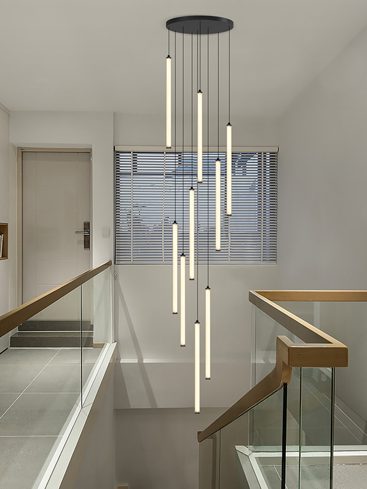 Interior Design Elements - Nordic Strip Chandelier LED Circular Tube