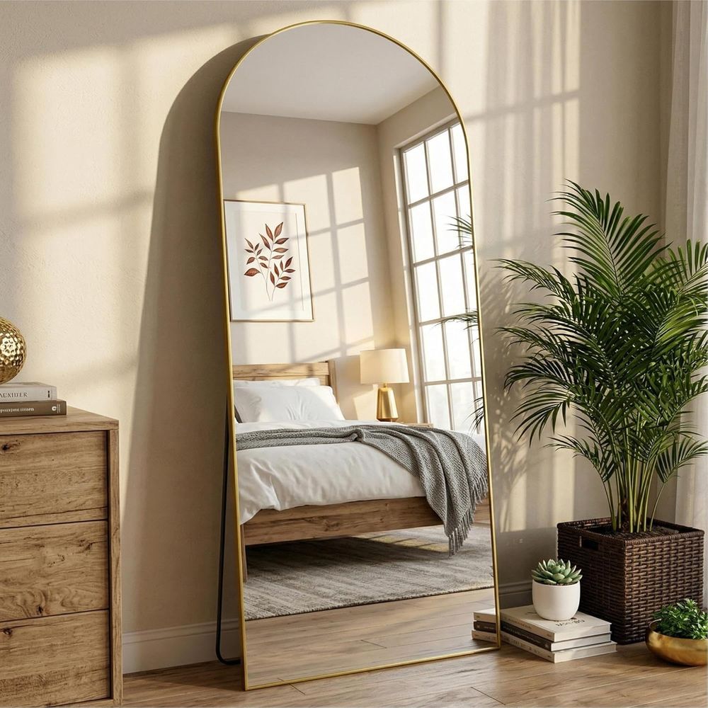 Arch Mirror Leaning - Arched ull Length Mirror 71 x