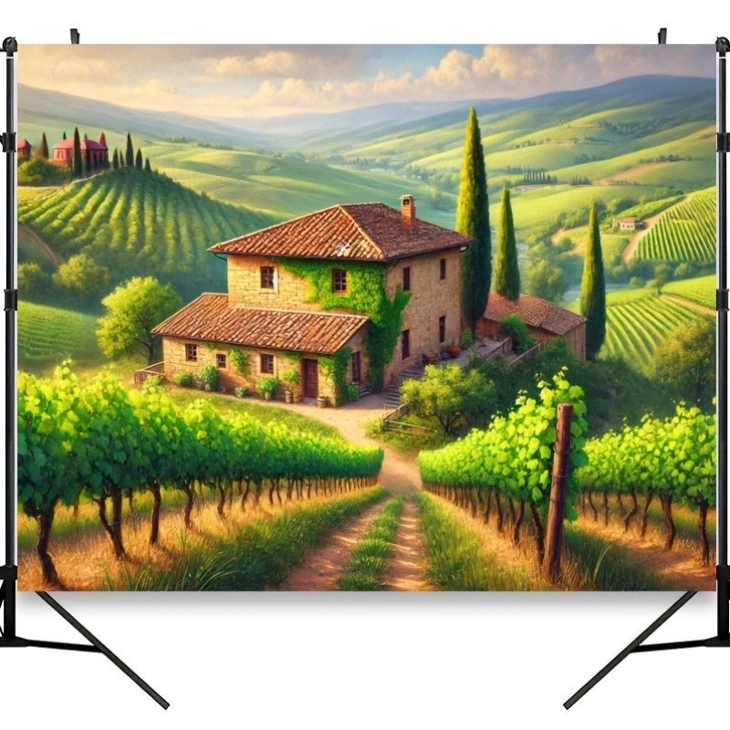Italian Vineyard Cottage Wall  - Interior Design Hd 评论和价格