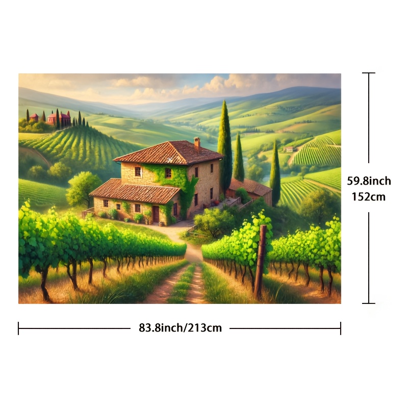 Italian Vineyard Cottage Wall  - Interior Design Hd 评论和价格