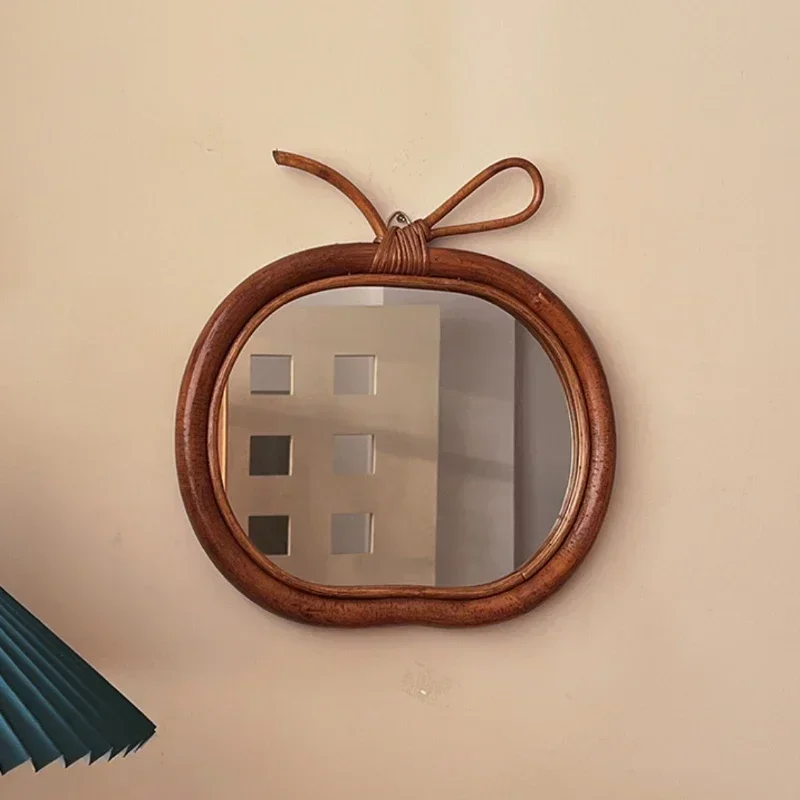 Natural Rattan Round Vanity Mi - Rattan Mirror Round 评论和价格