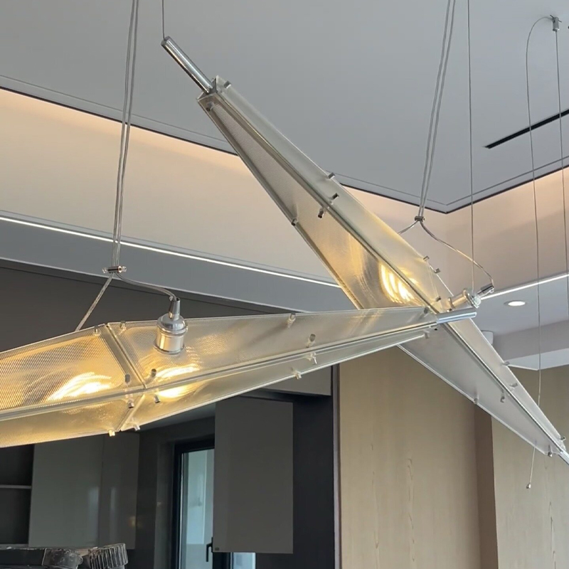 LED Glass Chandelier Minimalis - Interior Design Years 评论和价格