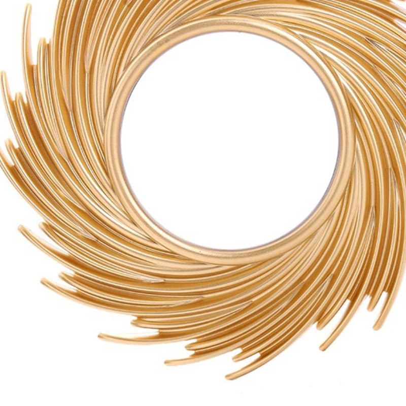 Round Rattan Makeup Mirror,Inn - Rattan Mirror Round 评论和价格