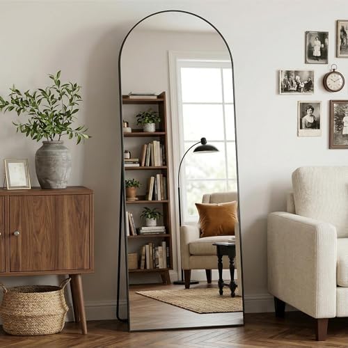 Arched Full Length Mirror 58 x - Arch Mirror Leaning 评论和价格