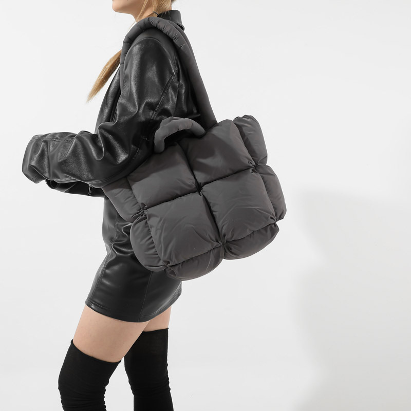 Fashion Soft Puffer Tote Bag D - Interior Design Warm 评论和价格