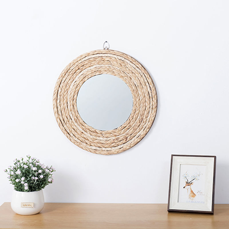 Rattan Handicrafts Decorative  - Rattan Mirror Round 评论和价格