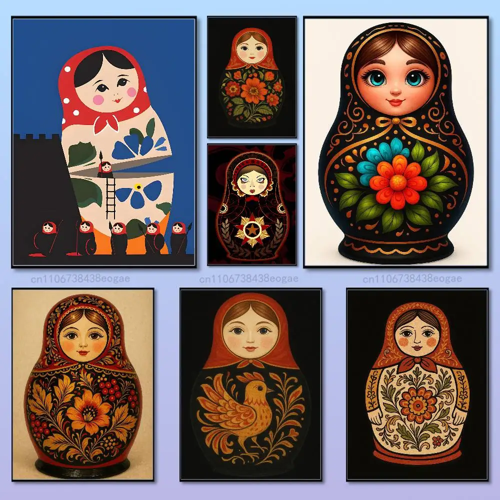 Dolls Matryoshka Russian Art P - Interior Design Hd 评论和价格