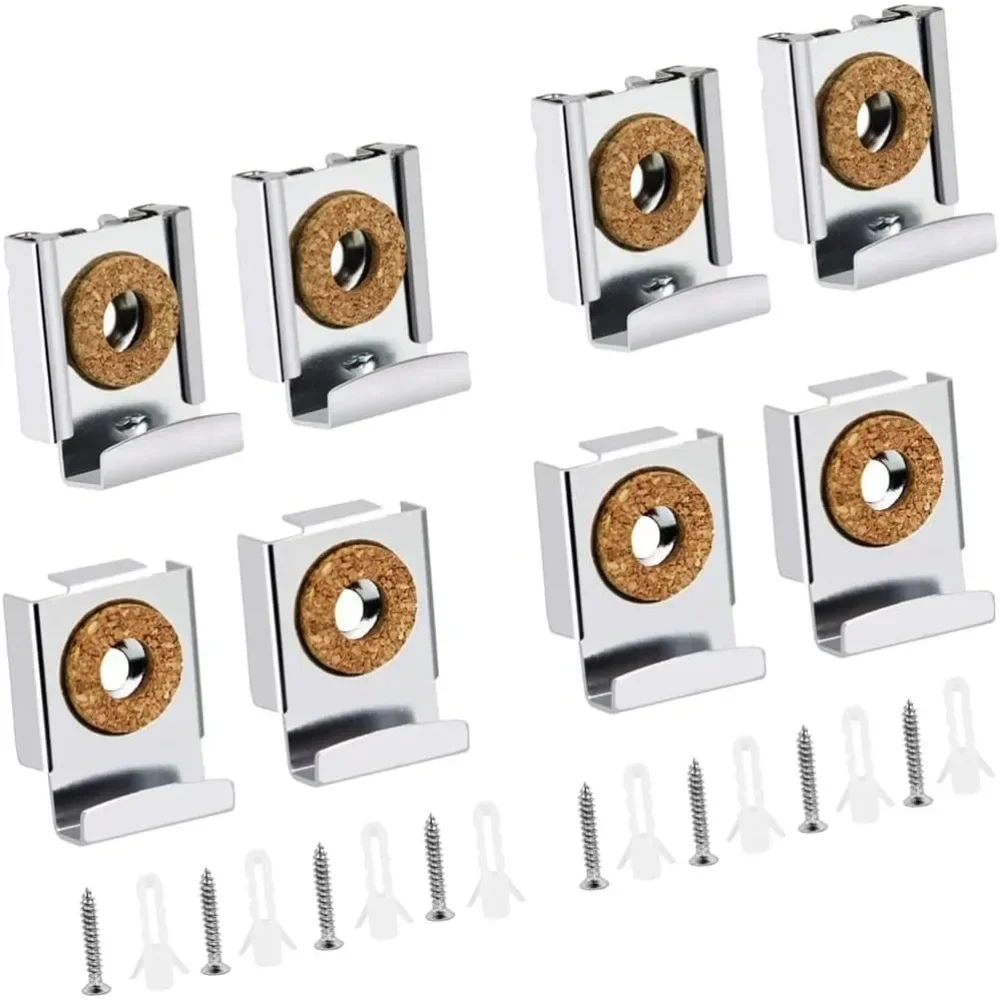 For 4pcs Chrome Mirror Wall Ha - Rattan Mirror Round 评论和价格