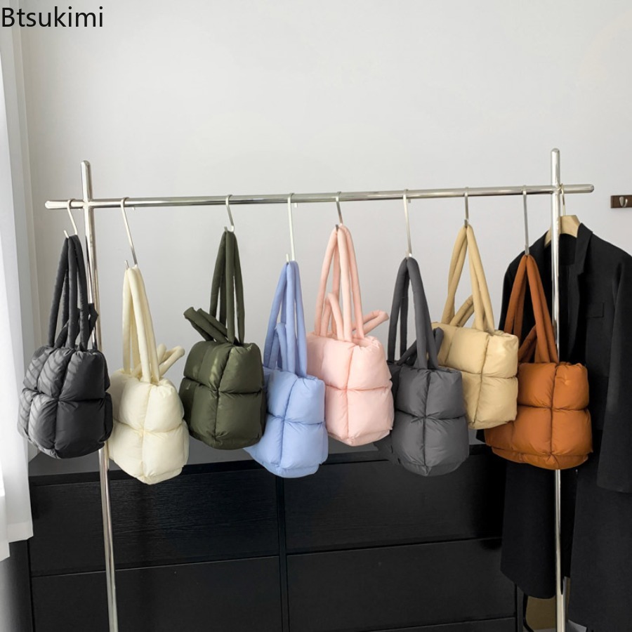 Fashion Soft Puffer Tote Bag D - Interior Design Warm 评论和价格