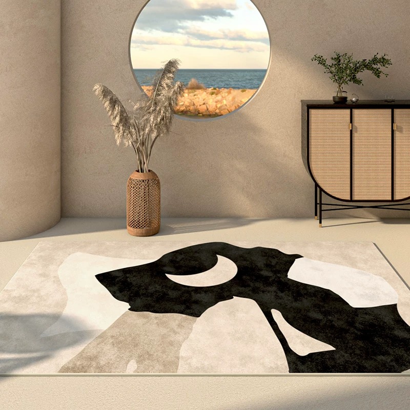 Japandi Wabi-sabi Rugs for Liv - Printed Rug Abstract 评论和价格