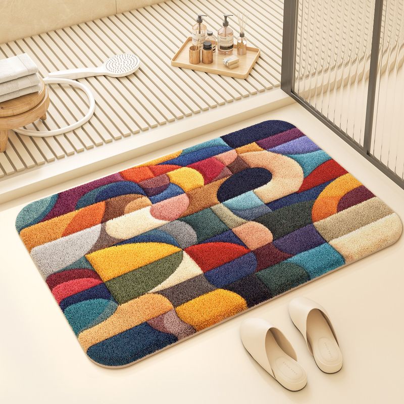 VIKAMA Modern Abstract Color B - Printed Rug Abstract 评论和价格