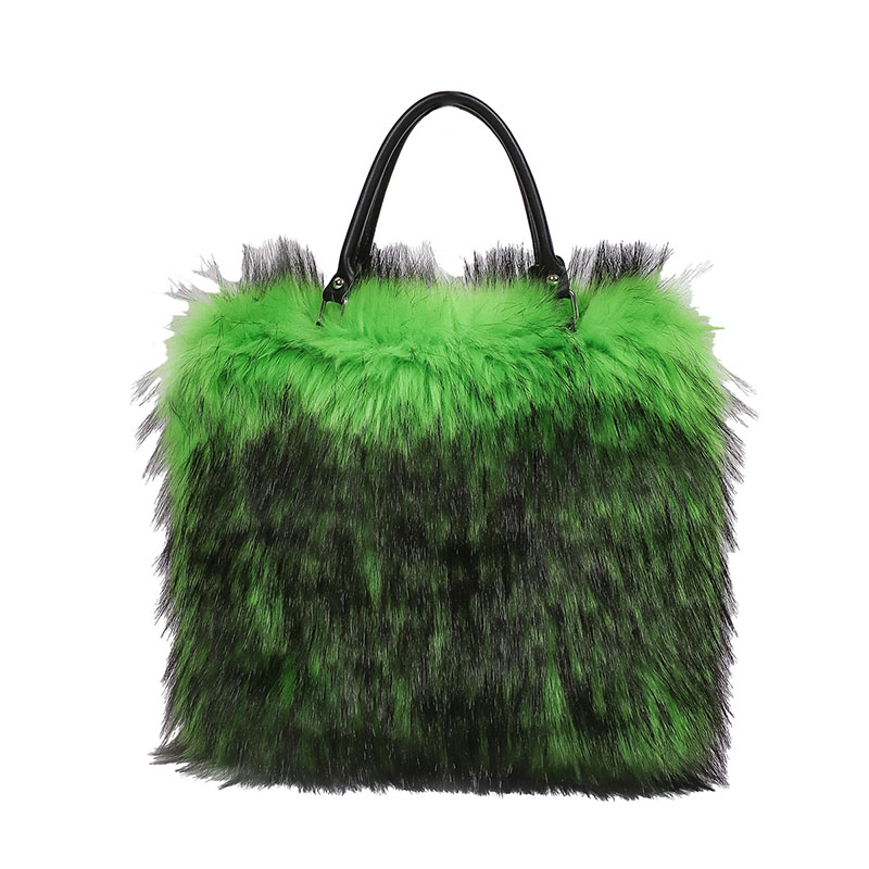 Faux Fur Shoulder Bag Winter F - Interior Design Warm 评论和价格