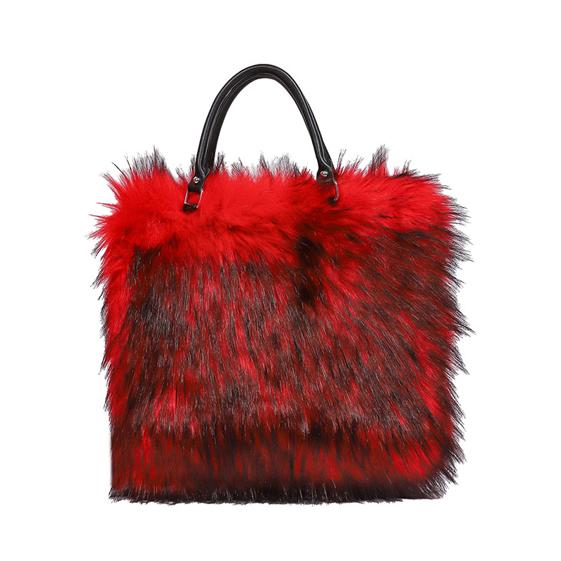 Faux Fur Shoulder Bag Winter F - Interior Design Warm 评论和价格