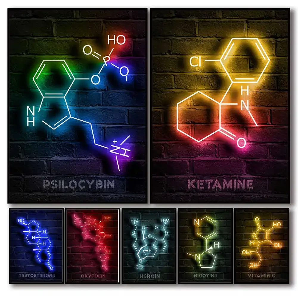 Modern Chemistry Lab Molecules - Interior Design Lab 评论和价格