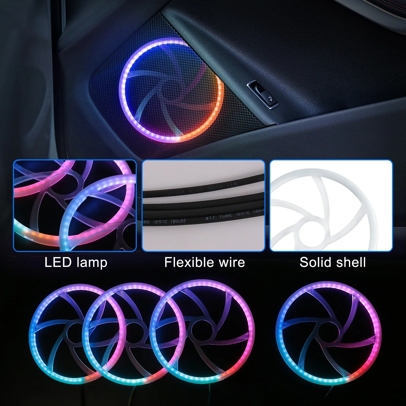 6 in 1 Exclusive Car LED Inter - Interior Design Elements 评论和价格