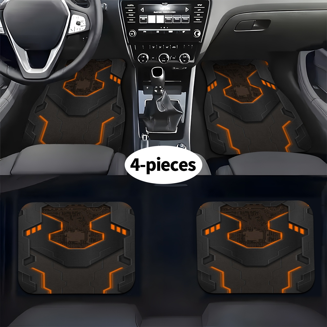 4pcs All-Weather Fit Car Mats  - Interior Design Tech 评论和价格