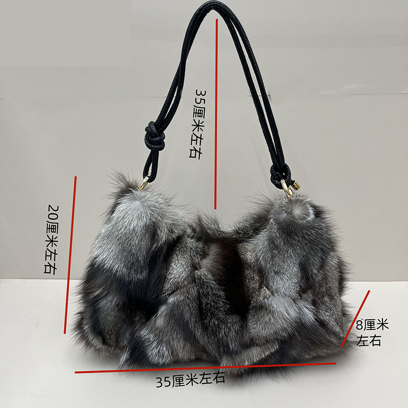 Luxury Real Fox Fur Women Mess - Interior Design Warm 评论和价格