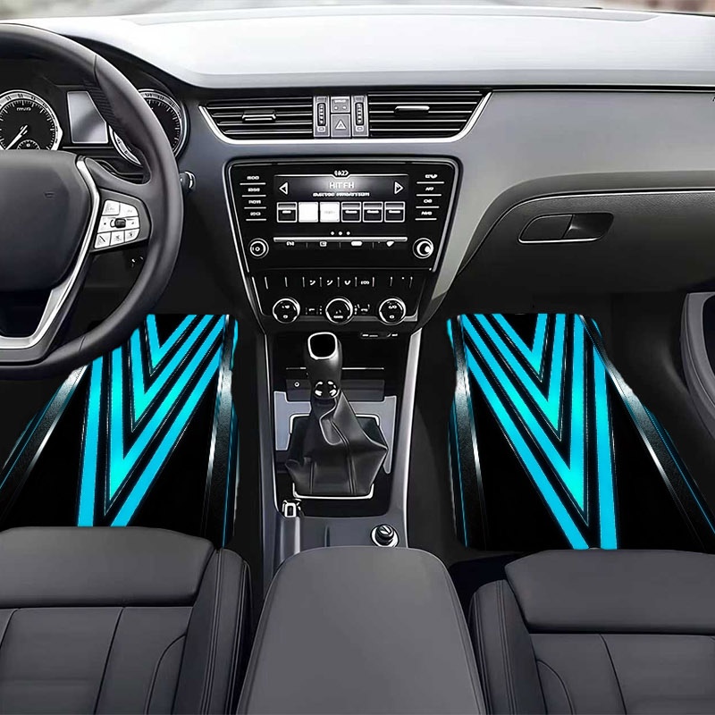 5pcs Car Floor Mats, Futuristi - Interior Design Tech 评论和价格