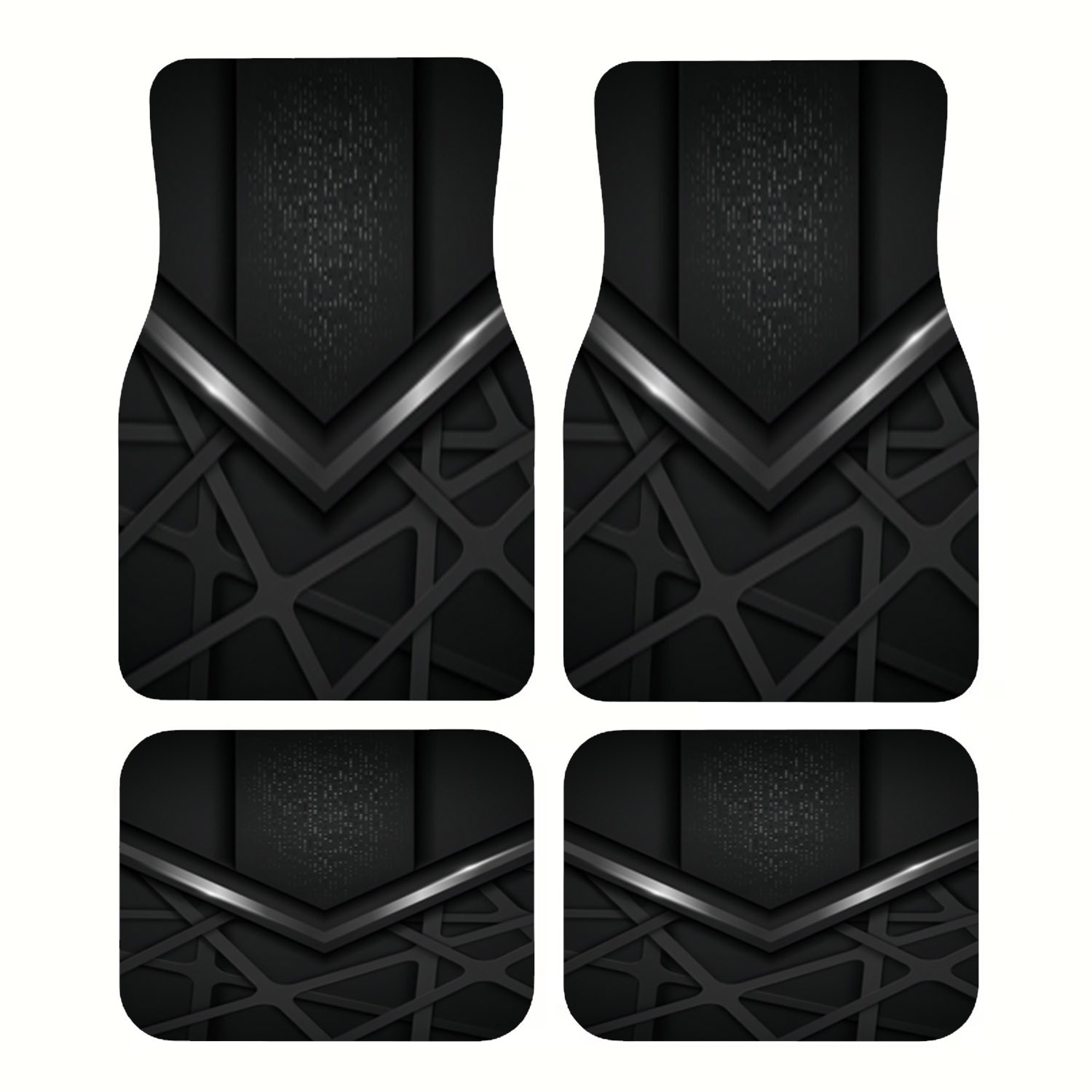 4pcs Car Floor Mats With Futur - Interior Design Tech 评论和价格