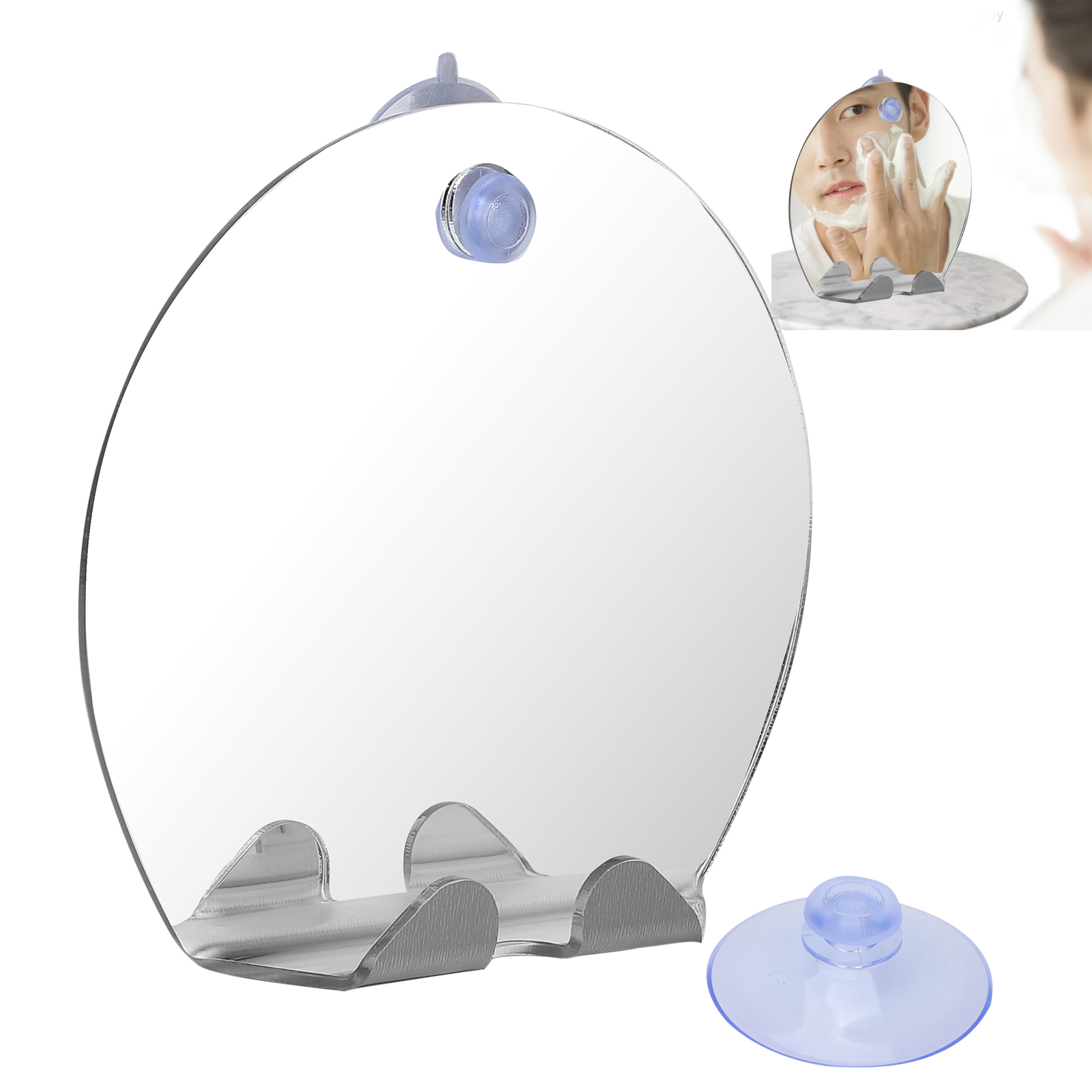 Fogless Bathroom Shaving Mirro - Rattan Mirror Round 评论和价格